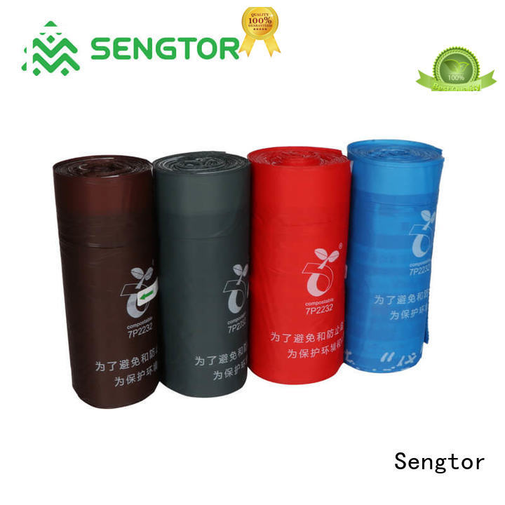Sengtor poop biodegradable bags manufacturers China for worldwide customers
