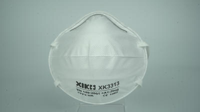Cup-shaped particle filter half mask
