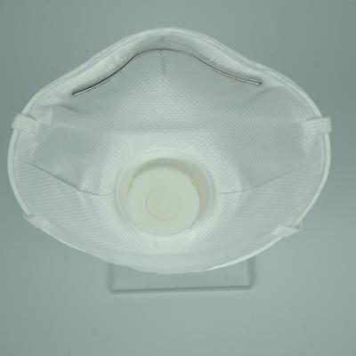 Cup-shaped particle filter half mask with valve
