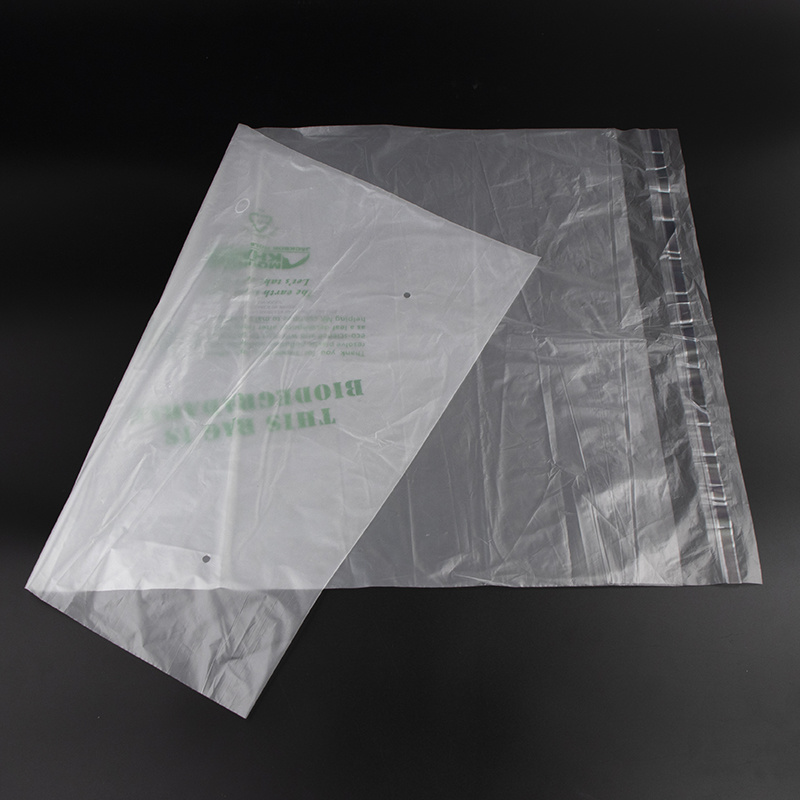 White self-adhesive bag