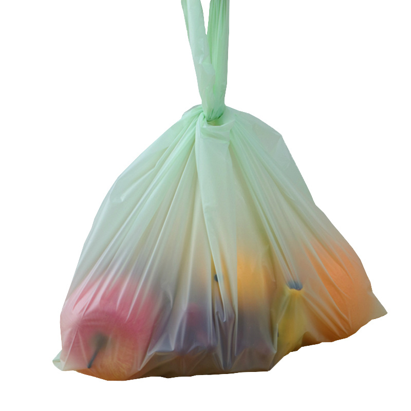 Biodegradable light green vest bag