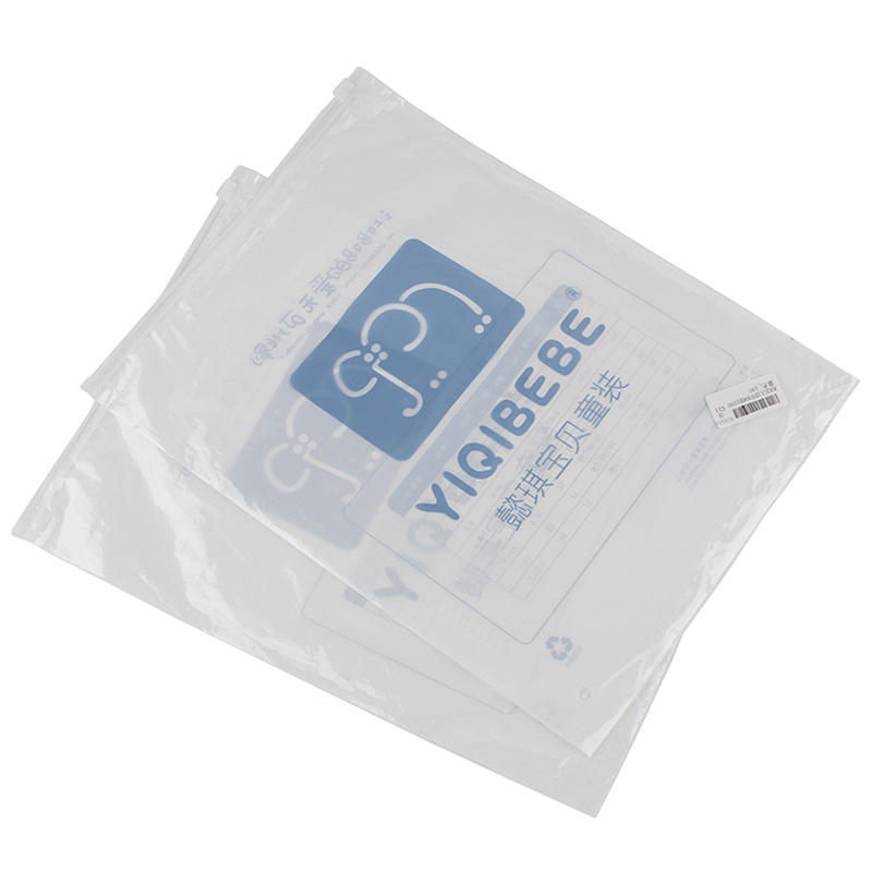 Transparent packaging bag