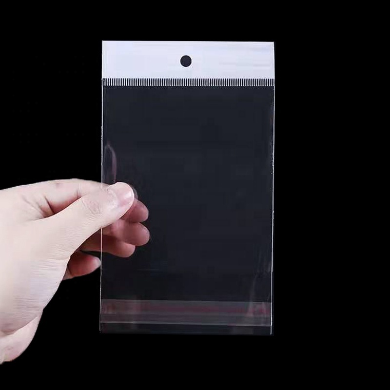 Card transparent packaging bag