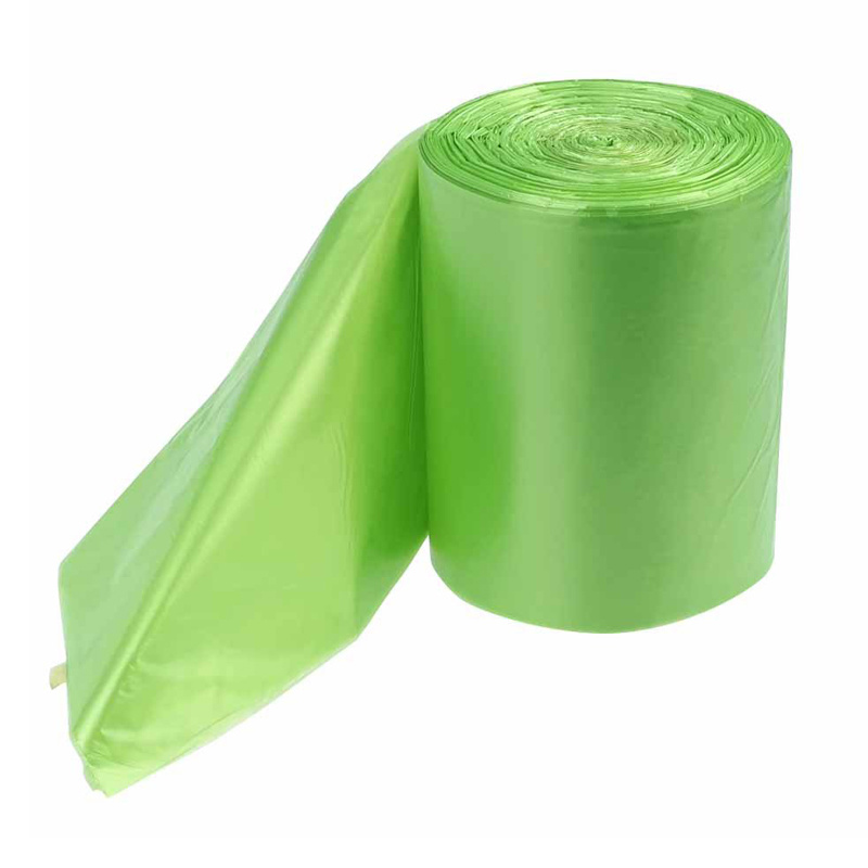 Light green degradable kitchen garbage bag