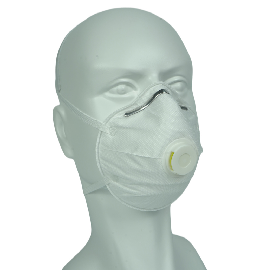 Cup-shaped protective mask with valve (non-medical )